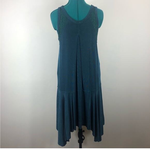 Free people make it count swing dress in jade - Picture 1 of 9